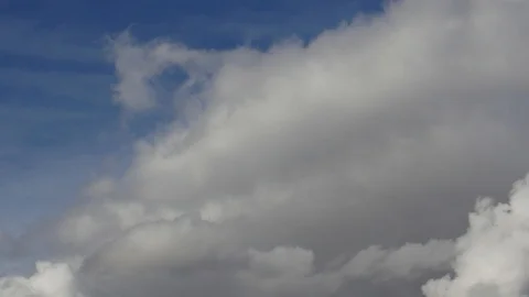 4K Time lapse sky with clouds and sun Stock Footage 108010344