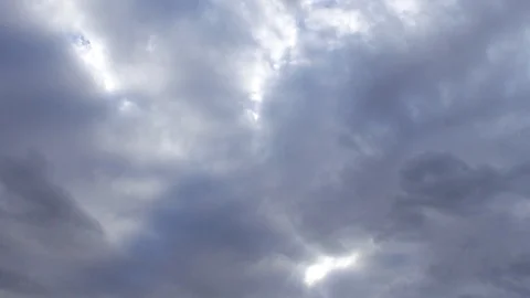 4K Time lapse sky with clouds and sun Stock Footage 108011781
