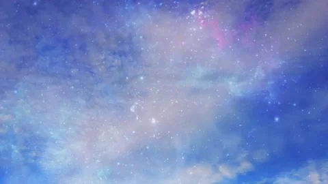 4k Time Lapse Sky fantasy and Galaxy and mysterious starlight in space Stock Footage 229252663