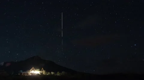 4K Time lapse of stars and the milk way Stock Footage 47743758