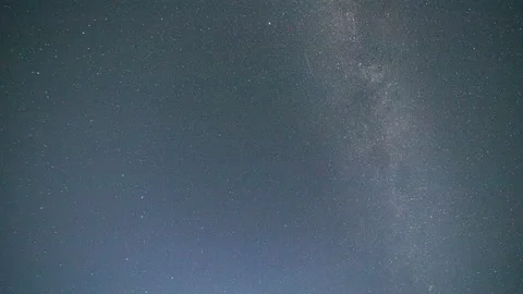 4K time lapse of stars and the milky way from dusk until dawn Stock Footage 157833332