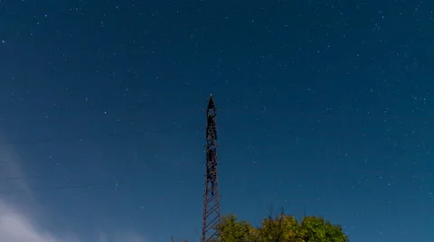 4K Time lapse of stars Stock Footage 68333304