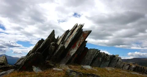 4K Time Lapse of Stone Forest Landscape Stock Footage 319612521