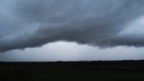 4K Time lapse of a storm incoming Stock Footage 148164737