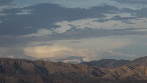 4K Time lapse of summer cloud shadows on the Sand to Snow National Monument Stock Footage 204866539