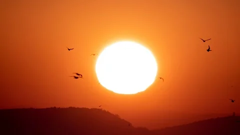 4k time lapse sun rise footage of Istanbul, Vídeo Stock 124282143