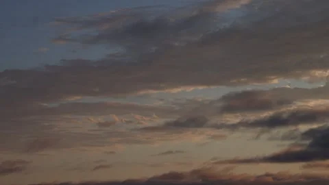 4k Time Lapse Sunset Clouds Stock Footage 285536170