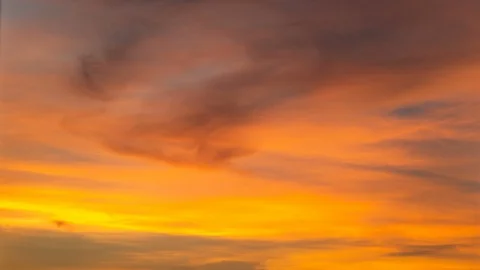 4K Time lapse sunset sunrise and beautiful twilight fluffy storm cloudy Stock Footage 109128285