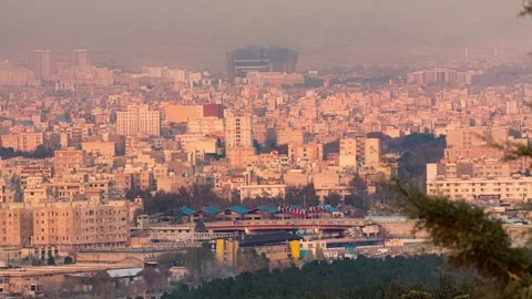 4K Time-lapse of Tehran city, the capital of Iran Stock-Footage 264151724