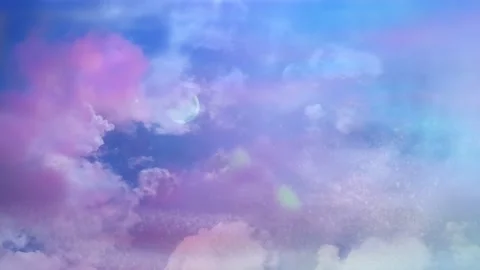 4k Time Lapse Vanilla Sky. light of the most beautiful evening sky Stock Footage 202297787