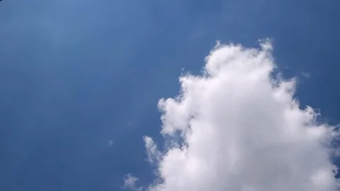 4k time-lapse video of cumulus clouds from Brandenburg, Germany Stock Footage 204882538