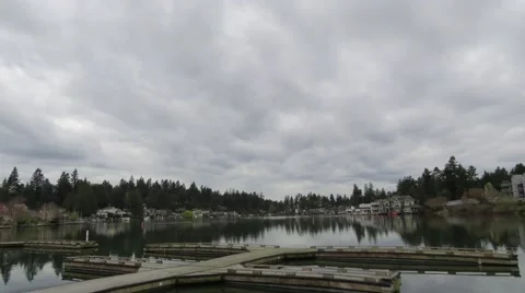 4K Time Lapse video of Lake Oswego near Portland Oregon Stock Footage 62307265