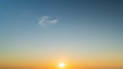4K Time lapse video Scene of Colorful sunset with Moving clouds background in Stock Footage 127084919