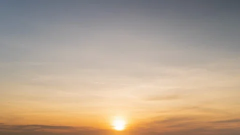 4K Time lapse video Scene of Colorful sunset with Moving clouds background in Stock Footage 127209438