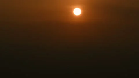 4k time-lapse video of a warm and clean Sunset in an Indian city Stock Footage 138260728