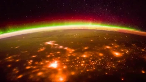 4K time lapse view  over Northern North America and Canada Stock Footage 103988592