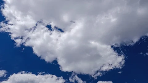 4k Time lapse white cloud on blue sky, cloudy bright. Stock Footage 119121308