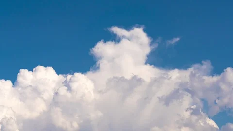 4k Time lapse of white clouds. Stock Footage 120446637