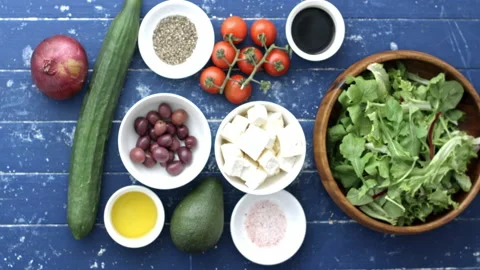 4k Time lapse of woman's hands taking picture of salad with touch screen smart p Stock Footage 199616337