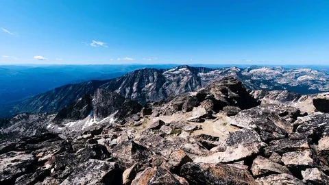 4k Timelapse - Beautiful Bitterroot Mountains of Montana Stock Footage 113430152