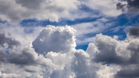 4K Timelapse: Big Clouds 01, Parma, Italy Stock-Footage 76772713