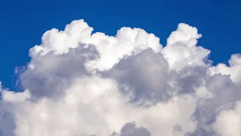 4K Timelapse: Big Clouds 05, Parma, Italy Stock Footage 76772733