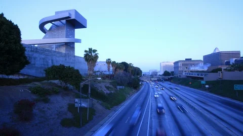 4K Timelapse Central High School #9 Downtown Los Angeles Stock Footage 111494493