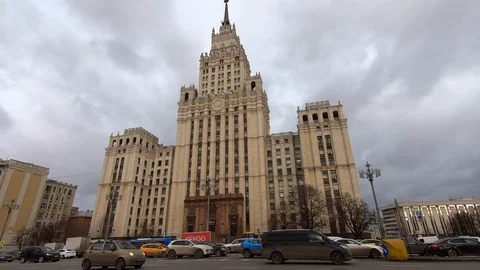 4К is a timelapse of cloud movement Stock Footage 121635440