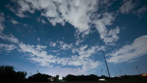 A 4K Timelapse of a cloudlapse sunset with stunning formations Stock Footage 234212654