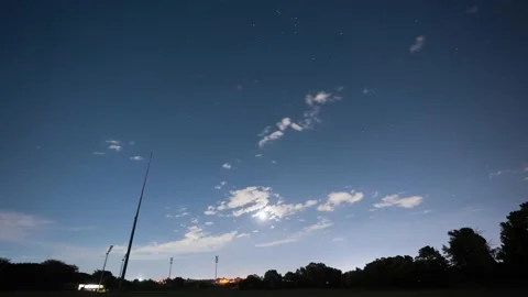 A 4K Timelapse of a cloudlapse sunset with stunning formations Stock Footage 234212655