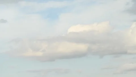 4K Timelapse of clouds on blue sky during rainy day Stock Footage 249990105