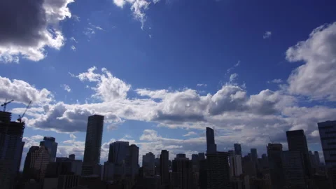 4K Timelapse of clouds building over downtown Toronto. Stock Footage 133466511