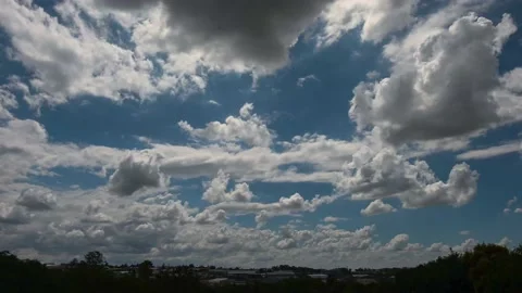 4K Timelapse of clouds folding over on itself Stock Footage 227531096