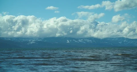 4k Timelapse of clouds over Lake Tahoe 動画素材 109256952