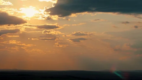 4k Timelapse Clouds At Sunrise 스톡 동영상 113570543