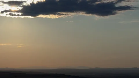 4k Timelapse Clouds At Sunrise Stockbeeldmateriaal 113688453
