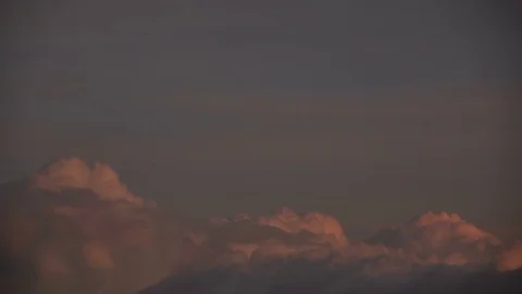 4k timelapse clouds at sunset Stock Footage 81823796