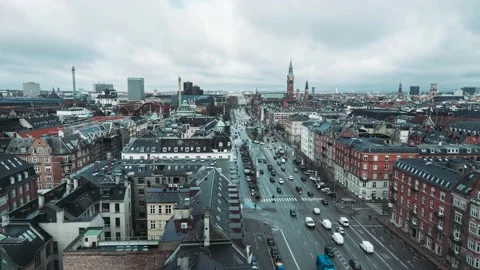 4k Timelapse Copenhagen Stock Footage