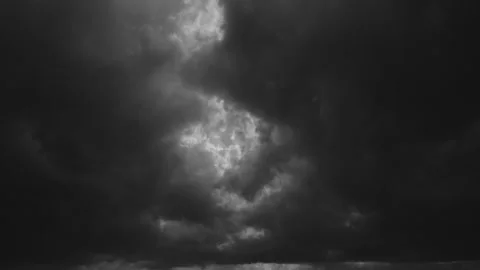 4k Timelapse Dark Sullen Clouds. Deep Bl... | Stock Video | Pond5