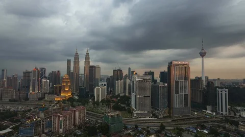 4k Timelapse with Dramatic cloud Stock Footage 90619608