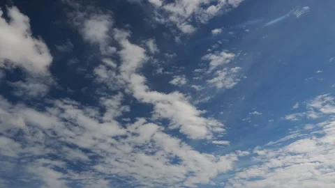 4K Timelapse of Dramatic Moving Clouds in Blue Sky Background Stock Footage 328972215