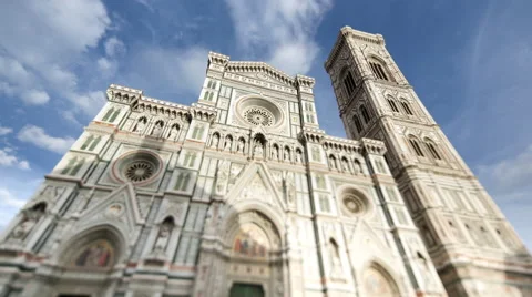 4K Timelapse of Florence Cathedral (Duomo) Stock Footage 42977677