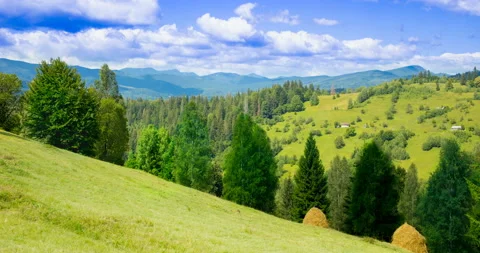 4K Timelapse Footage with White Clouds Moving against Blue Sky and Beautiful  Stock Footage 117912406