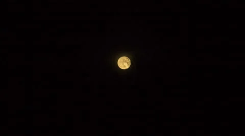 4k timelapse of full moon moving behind withered tree branches Stock Footage 60225744