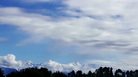 4K timelapse of Himalayan mountains. Stock Footage 39844474