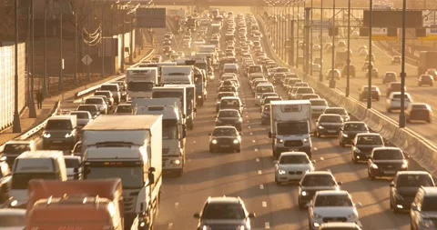 4k-timelapse-mkad-front-sunset-zoom-stab01 Vídeos de archivo 152903610