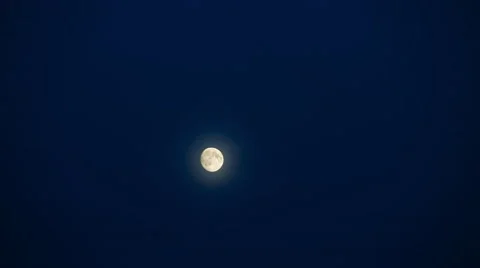 4k Timelapse of moon on dark sky Stock Footage 58897040