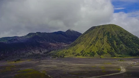 4K Timelapse of Mount Bromo. Pan Right effect. Stock Footage 107406517