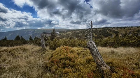 4K timelapse on mountain Stock Footage 67896946