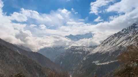 4K Timelapse mountain Kongde Video stock 41601481